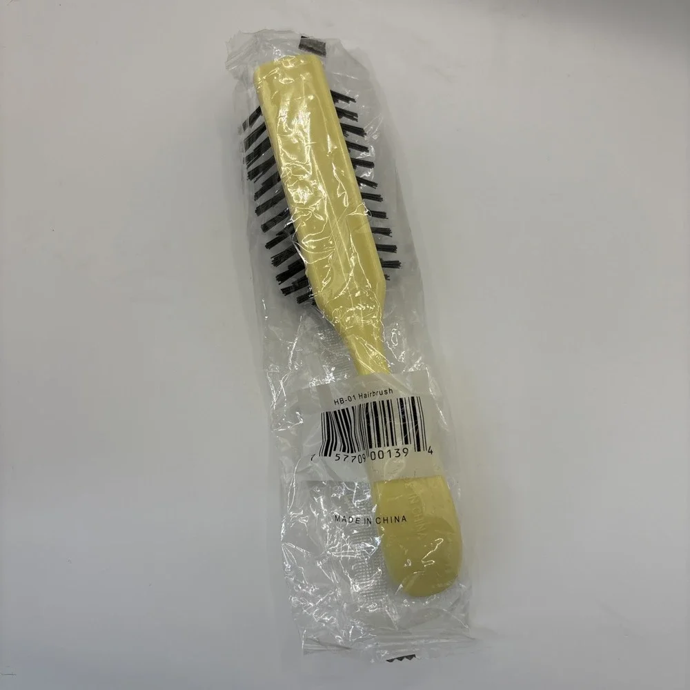 McKesson Hairbrush HB-01 Ivory Plastic‎ Handle Black Bristles 7